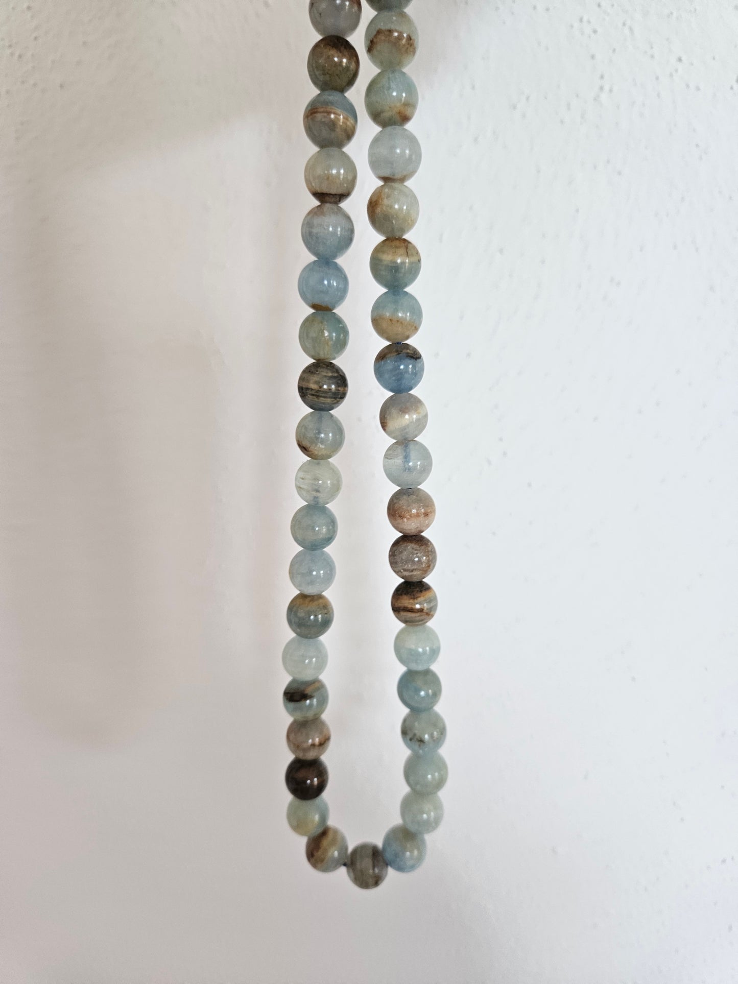 Perle Calcite Blu e Marrone